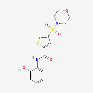 N-(2-hydroxyphenyl)-4-(4-morpholinylsulfonyl)-2-thiophenecarboxamide