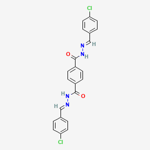 N'~1~,N'~4~-bis(4-chlorobenzylidene)terephthalohydrazide