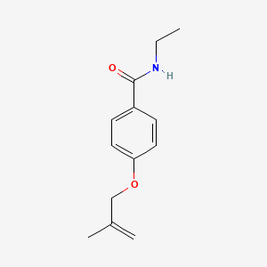 N-ethyl-4-[(2-methyl-2-propen-1-yl)oxy]benzamide