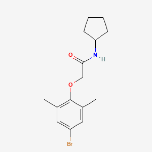 2-(4-bromo-2,6-dimethylphenoxy)-N-cyclopentylacetamide