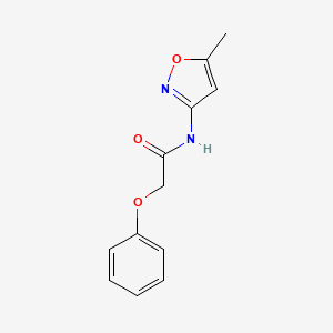 molecular formula C12H12N2O3 B5524083 N-(5-methyl-3-isoxazolyl)-2-phenoxyacetamide 