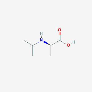 molecular formula C6H13NO2 B055241 (2R)-2-(Isopropylamino)propanoic acid CAS No. 118333-27-0
