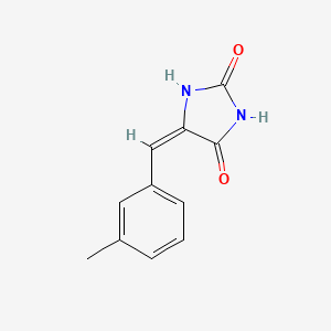 molecular formula C11H10N2O2 B5524169 5-(3-methylbenzylidene)-2,4-imidazolidinedione 