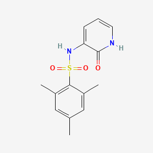 2,4,6-trimethyl-N-(2-oxo-1,2-dihydro-3-pyridinyl)benzenesulfonamide