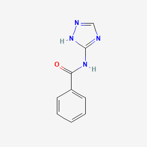 molecular formula C9H8N4O B5524233 N-1H-1,2,4-triazol-3-ylbenzamide 