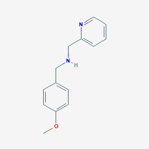 molecular formula C14H16N2O B055243 (4-Methoxy-benzyl)-pyridin-2-ylmethyl-amine CAS No. 121020-62-0