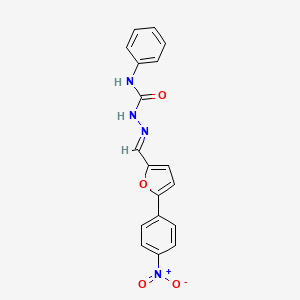 5-(4-nitrophenyl)-2-furaldehyde N-phenylsemicarbazone