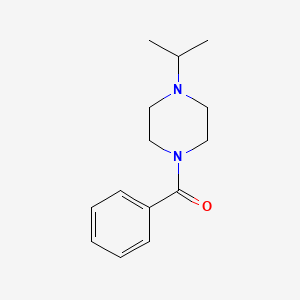 molecular formula C14H20N2O B5524474 1-benzoyl-4-isopropylpiperazine 
