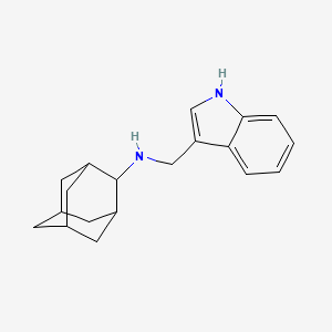 molecular formula C19H24N2 B5524720 2-adamantyl(1H-indol-3-ylmethyl)amine 