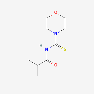 2-methyl-N-(4-morpholinylcarbonothioyl)propanamide