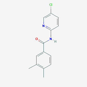molecular formula C14H13ClN2O B5524988 N-(5-氯-2-吡啶基)-3,4-二甲基苯甲酰胺 