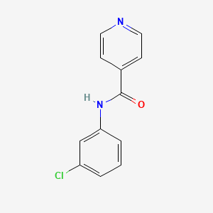 molecular formula C12H9ClN2O B5525025 N-(3-氯苯基)异烟酰胺 