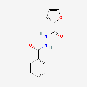 molecular formula C12H10N2O3 B5525382 N'-benzoyl-2-furohydrazide 