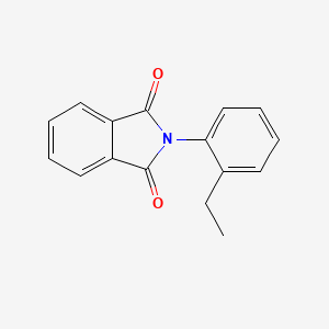 molecular formula C16H13NO2 B5525431 1H-Isoindole-1,3(2H)-dione, 2-(2-ethylphenyl)- CAS No. 39953-63-4