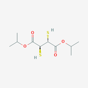 molecular formula C10H18O4S2 B055255 Diisopropyl 2,3-dimercaptosuccinate CAS No. 118311-05-0