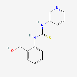 N-[2-(HYDROXYMETHYL)PHENYL]-N'-(3-PYRIDYL)THIOUREA