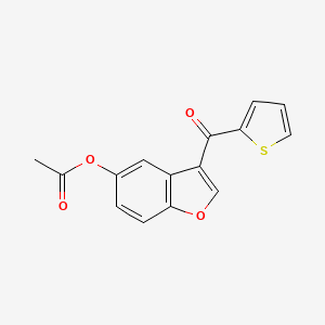 3-(THIOPHENE-2-CARBONYL)-1-BENZOFURAN-5-YL ACETATE