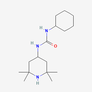 molecular formula C16H31N3O B5525824 N-环己基-N'-(2,2,6,6-四甲基-4-哌啶基)脲 