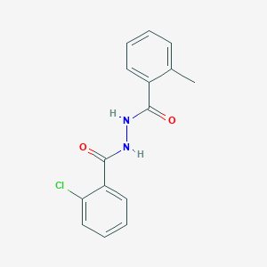 molecular formula C15H13ClN2O2 B5525862 2-chloro-N'-(2-methylbenzoyl)benzohydrazide 