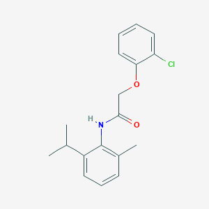 molecular formula C18H20ClNO2 B5525868 2-(2-chlorophenoxy)-N-(2-isopropyl-6-methylphenyl)acetamide 