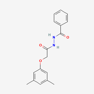molecular formula C17H18N2O3 B5526238 N'-[2-(3,5-二甲基苯氧基)乙酰基]苯甲酰肼 
