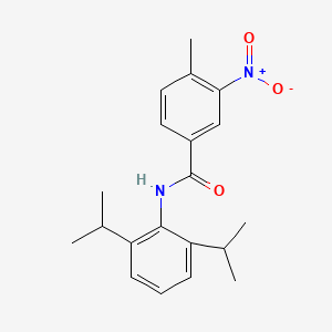 molecular formula C20H24N2O3 B5526451 N-(2,6-diisopropylphenyl)-4-methyl-3-nitrobenzamide 
