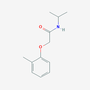 molecular formula C12H17NO2 B5526598 N-isopropyl-2-(2-methylphenoxy)acetamide 