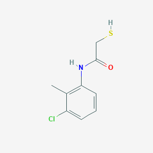 molecular formula C9H10ClNOS B5526928 N-(3-chloro-2-methylphenyl)-2-mercaptoacetamide 