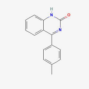 molecular formula C15H12N2O B5527044 4-(4-甲基苯基)-2(1H)-喹唑啉酮 