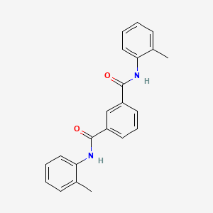 molecular formula C22H20N2O2 B5527265 N,N'-bis(2-methylphenyl)isophthalamide 