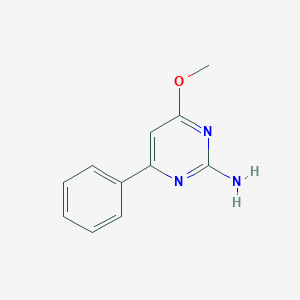 molecular formula C11H11N3O B5527333 4-methoxy-6-phenyl-2-pyrimidinamine CAS No. 36315-02-3