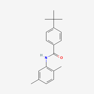 molecular formula C19H23NO B5527367 4-tert-butyl-N-(2,5-dimethylphenyl)benzamide CAS No. 302909-56-4
