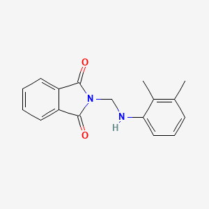 molecular formula C17H16N2O2 B5527611 2-{[(2,3-dimethylphenyl)amino]methyl}-1H-isoindole-1,3(2H)-dione 
