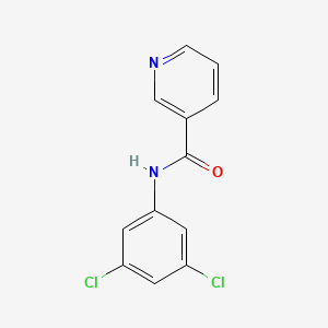 molecular formula C12H8Cl2N2O B5527645 N-(3,5-dichlorophenyl)nicotinamide 
