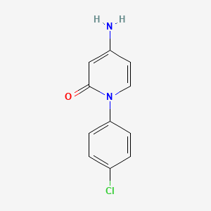 molecular formula C11H9ClN2O B5527724 4-amino-1-(4-chlorophenyl)pyridin-2(1H)-one 