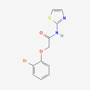molecular formula C11H9BrN2O2S B5527738 2-(2-bromophenoxy)-N-1,3-thiazol-2-ylacetamide 