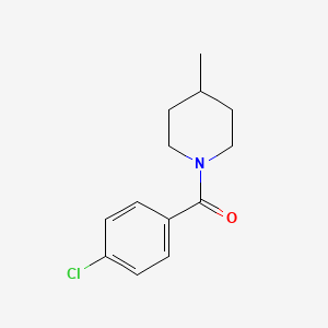molecular formula C13H16ClNO B5527976 1-(4-chlorobenzoyl)-4-methylpiperidine 