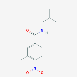 molecular formula C12H16N2O3 B5528015 N-isobutyl-3-methyl-4-nitrobenzamide 