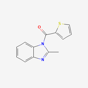 molecular formula C13H10N2OS B5528075 2-methyl-1-(2-thienylcarbonyl)-1H-benzimidazole 