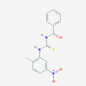 N-{[(2-methyl-5-nitrophenyl)amino]carbonothioyl}benzamide