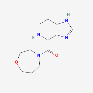 molecular formula C12H18N4O2 B5528248 4-(1,4-oxazepan-4-ylcarbonyl)-4,5,6,7-tetrahydro-1H-imidazo[4,5-c]pyridine dihydrochloride 