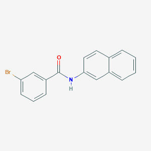 molecular formula C17H12BrNO B5528380 3-bromo-N-2-naphthylbenzamide 