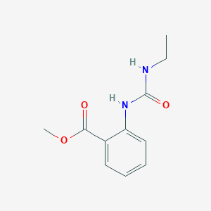 molecular formula C11H14N2O3 B5528406 methyl 2-{[(ethylamino)carbonyl]amino}benzoate 