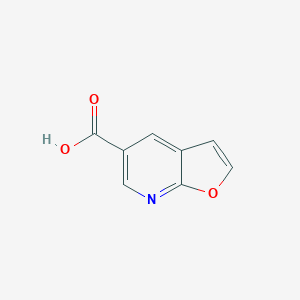 molecular formula C8H5NO3 B055285 呋喃[2,3-b]吡啶-5-羧酸 CAS No. 122534-94-5