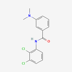 molecular formula C15H14Cl2N2O B5528550 N-(2,3-dichlorophenyl)-3-(dimethylamino)benzamide 