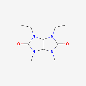 molecular formula C10H18N4O2 B5528646 1,6-diethyl-3,4-dimethyltetrahydroimidazo[4,5-d]imidazole-2,5(1H,3H)-dione 