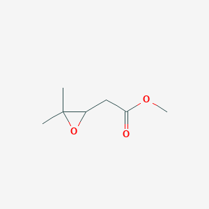 B055288 Methyl 2-(3,3-dimethyloxiran-2-yl)acetate CAS No. 124818-71-9