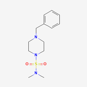 molecular formula C13H21N3O2S B5528858 4-benzyl-N,N-dimethyl-1-piperazinesulfonamide 