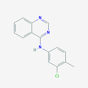 molecular formula C15H12ClN3 B5528931 N-(3-chloro-4-methylphenyl)-4-quinazolinamine 
