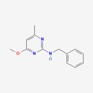 molecular formula C13H15N3O B5529011 N-benzyl-4-methoxy-6-methyl-2-pyrimidinamine 